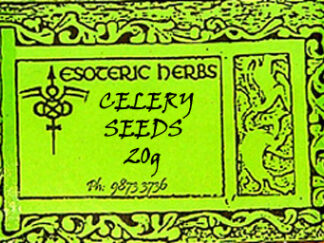 CELERY SEEDS 20g label