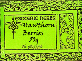 Hawthorn Berries label