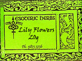 Lily flowers label