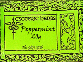 Peppermint label