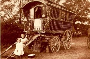 Romany caravan early 20th century.