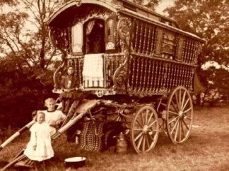 Romany caravan early 20th century.