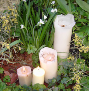 Imbolg candles